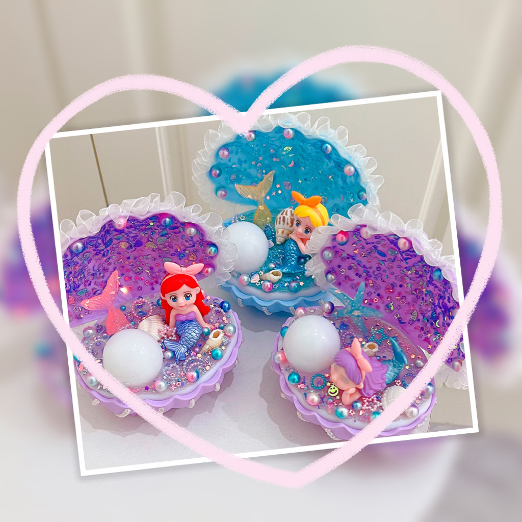 奶油胶diy贝壳小夜灯手工制作创意儿童礼物摆件装饰亲子活动现场,淘宝优惠券,粉丝福利购,淘宝优惠卷