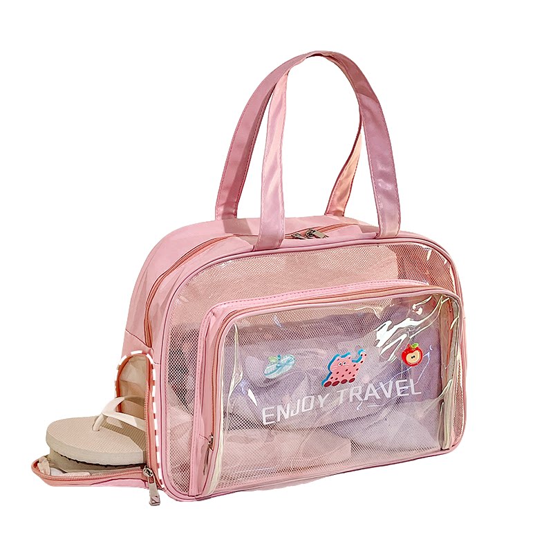 Wet and dry toiletry bag waterproof swimming fitness storage
