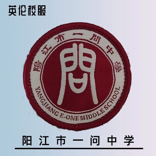 校徽校服】阳东一问学校 阳江市一问中学 学生运动服短袖T恤短裤