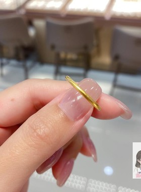 香港六福珠宝代购999磨砂足金