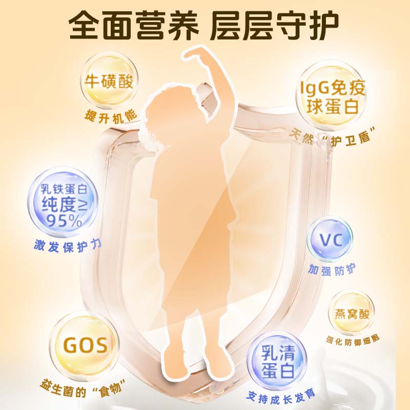 君宝康Childtime乳铁蛋白儿童澳洲原装进口 多重免疫配方调制乳粉