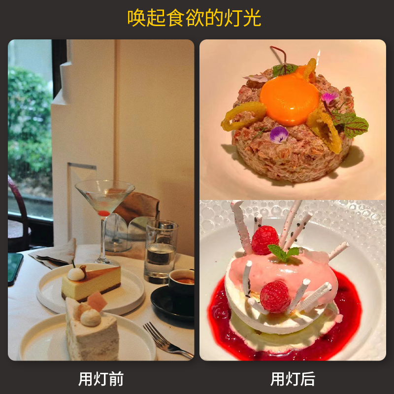 卡纳菲饭店酒店餐厅餐桌更防眩led轨道射灯店铺商用聚光cob轨道灯 - 图1