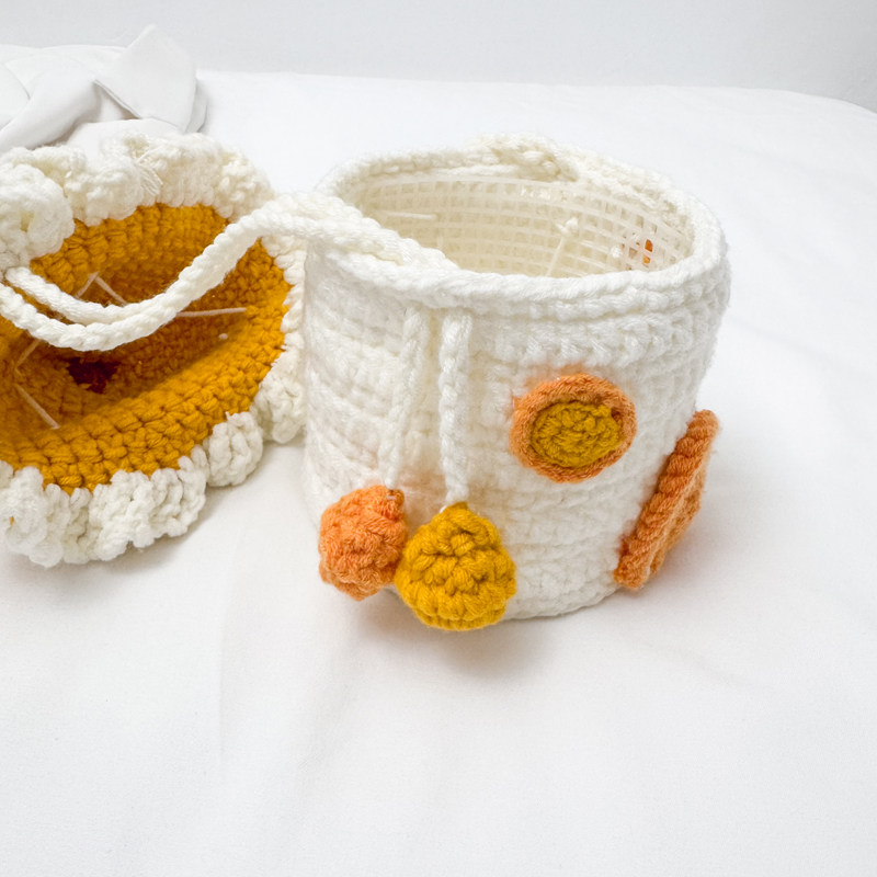 新款手工编织毛线手机小包包小房子蘑菇屋可爱儿童礼物单肩斜挎包,淘宝优惠券,粉丝福利购,淘宝优惠卷