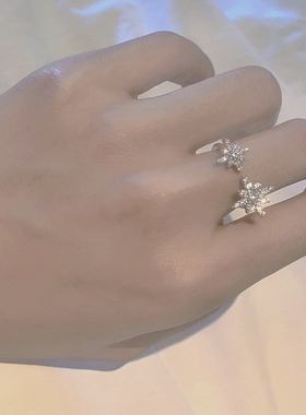 jollymolly小众设计师女开口戒指