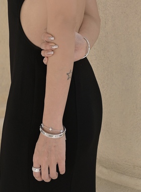 设计师手镯JollyMolly925银小众