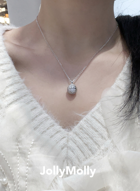 【孙艺宁同款】JollyMolly纯银轻原创小众设计高级网球系列项链