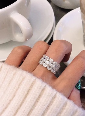 jollymolly小众设计师女纯银戒指