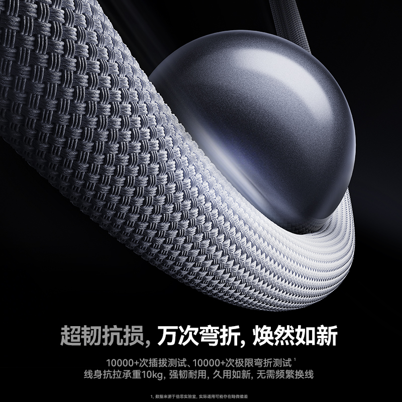 倍思适用苹果16iPhone15promax/airpods4ipad华为手机充电宝线器双typec官方数据线pd60W原快充套装转ctoc口 - 图3