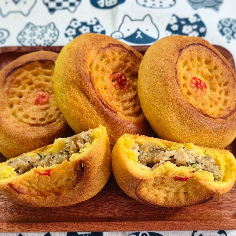 张家口特产坝上纯胡麻油酥皮月饼传统老式五仁月饼纯手工大月饼,淘宝优惠券,粉丝福利购,淘宝优惠卷