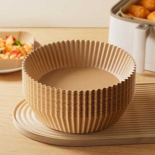 双枪加厚空气炸锅专用纸一次性烘焙油纸食品吸油纸烤箱烘烤专用 - 图3