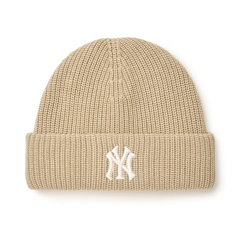 韩国MLB正品针织帽秋冬款帽子保暖护耳大头粗毛线帽男女百搭冷帽,淘宝优惠券,粉丝福利购,淘宝优惠卷