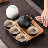 Japanese kung fu tea set small set tea tray and teapot