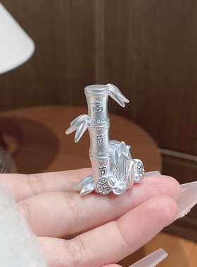 招财发财树一帆风顺帆船纯银摆件3D足银999饰品收藏升值节日礼物