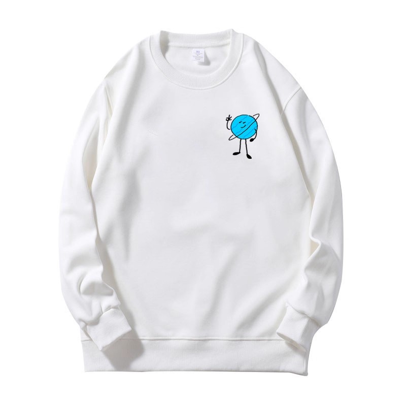 刘宇宁的演唱会同款卡通周边圆领卫衣男女应援长袖秋冬打底上衣服 - 图1