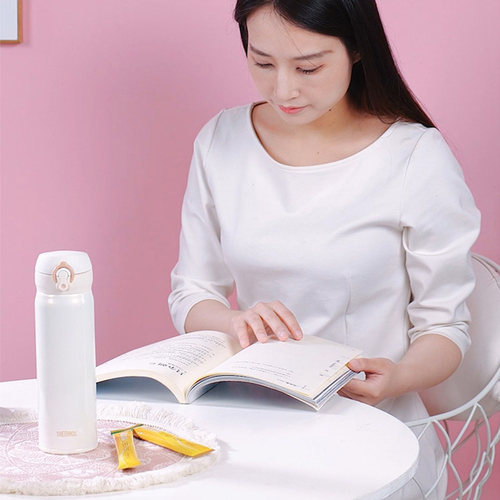 膳魔师不锈钢保温杯简约弹盖车载杯大容量商务便携夏冰水杯子JNL - 图0