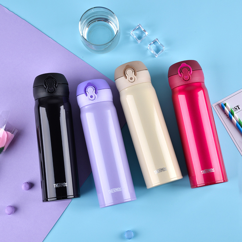 膳魔师进口不锈钢保温杯男女便携超轻车载保冷水杯JNL-503 500ml - 图0