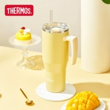 Вместительная и большая трубочка, высококачественный термос со стаканом для школьников для влюбленных