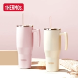 Вместительная и большая трубочка, высококачественный термос со стаканом для школьников для влюбленных