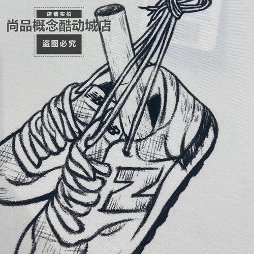 New Balance NB夏季男女款运动休闲宽松印花短袖圆领T恤MT61I6RT - 图1