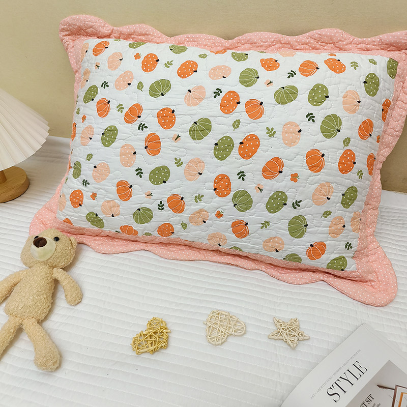 全棉斜纹枕套成人儿童绗缝夹棉加厚乳胶枕芯套拉链40x60学生单人,淘宝优惠券,粉丝福利购,淘宝优惠卷