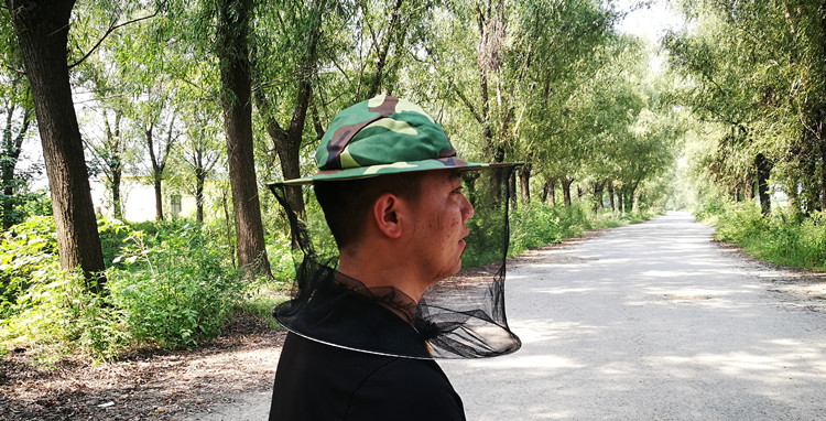 养蜂帽子蜂帽面纱遮脸防蜂帽半身专用户外夏季收蜂帽全套蜜蜂工具