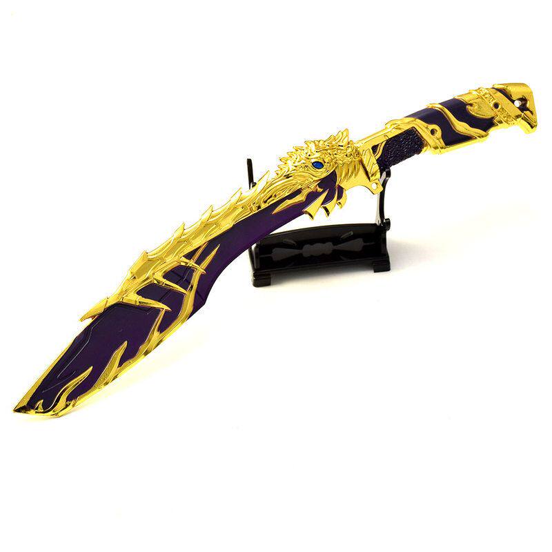 穿越火线手办穿越游戏周边手办火线武器模型火麒麟尼泊尔不屈老兵30CM金属摆件