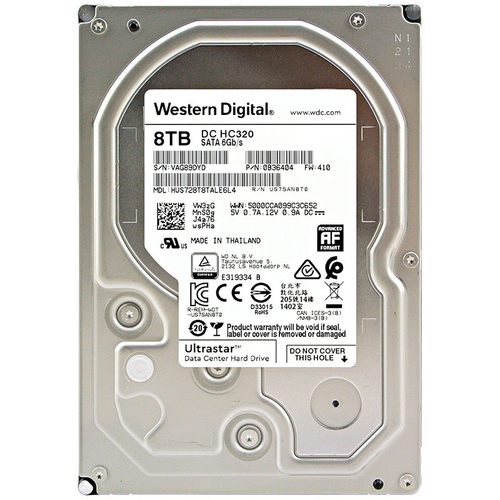 原装WD西数 HUS728T8TALE6L4 8T监控NAS企业级硬盘8TB 7200转256M - 图0