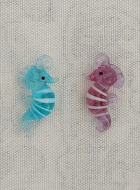 清仓小海豚玻璃工艺品乌龟海马海洋动物装饰桌面金鱼缸微景观摆件