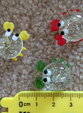 斗鱼缸螃蟹玻璃手作浮球水族挂件