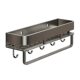 Gun ash bathroom storage rack bathroom washbasin without punching and detachable wall-mounted cosmetic storage rack toilet