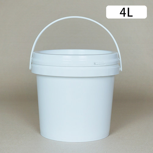 包装桶涂料桶2L4L6L8L塑料小号圆形带盖油漆桶密封桶防冻液桶空桶 - 图1
