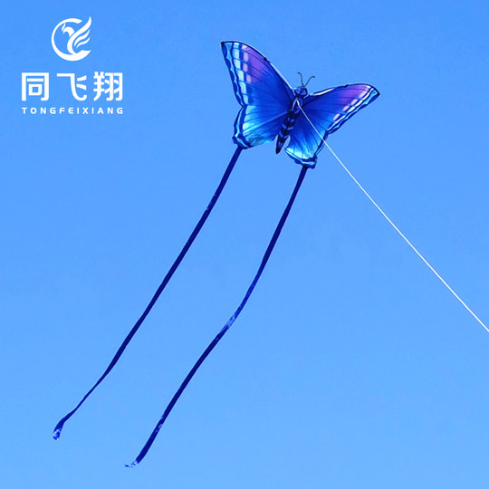 同飞翔长飘带情侣蝴蝶风筝微风易飞高档儿童大人专用2025年新款