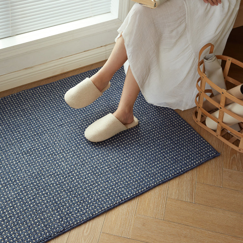 入户门地垫高级感仿剑麻进门地毯大门口玄关门外蹭土耐脏免洗脚垫