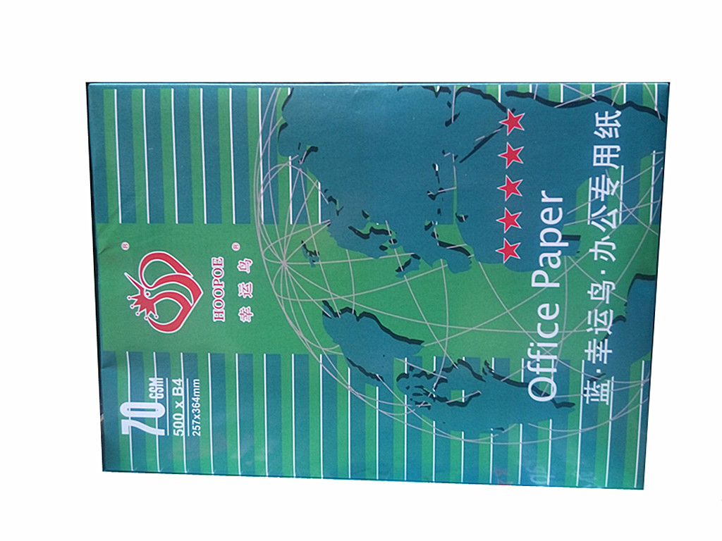 一箱包邮70克幸运鸟复印纸a38K16KB4B5打印纸a4白纸学生用草搞纸 - 图0