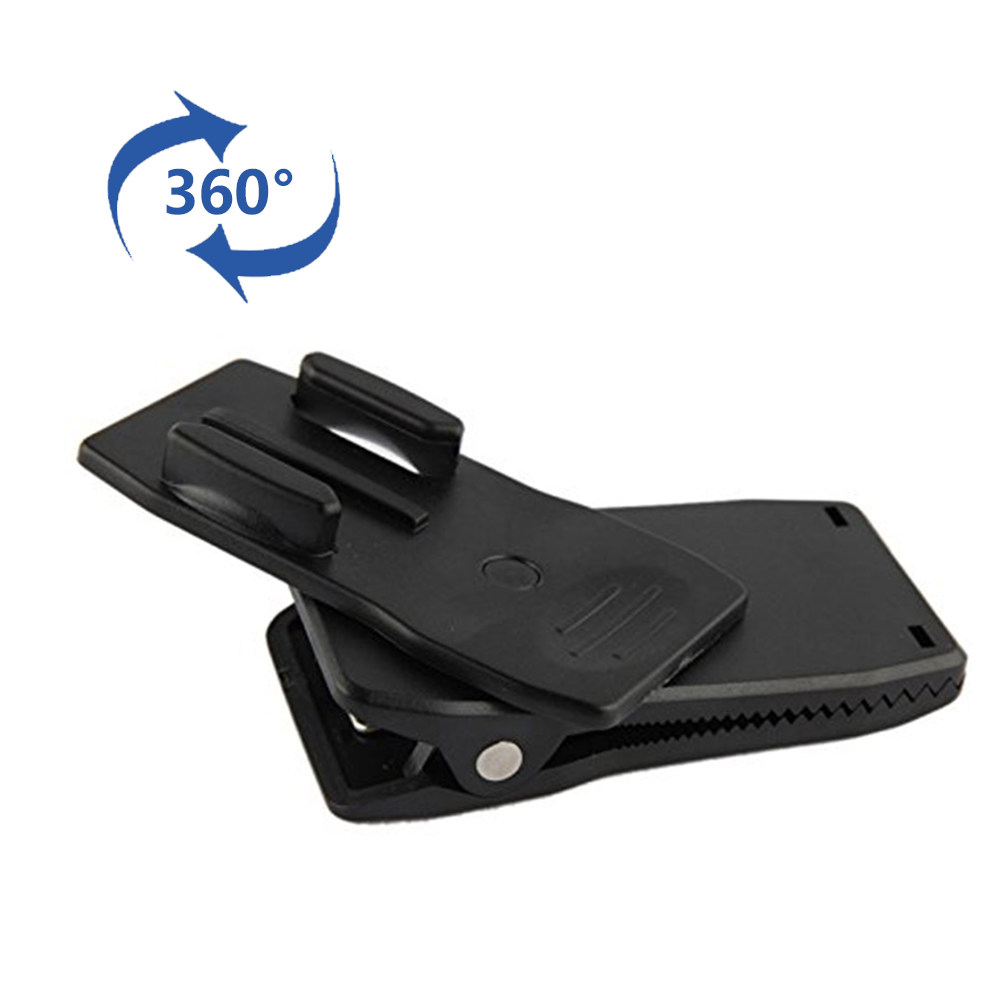 Action camera backpack clip powerful clip