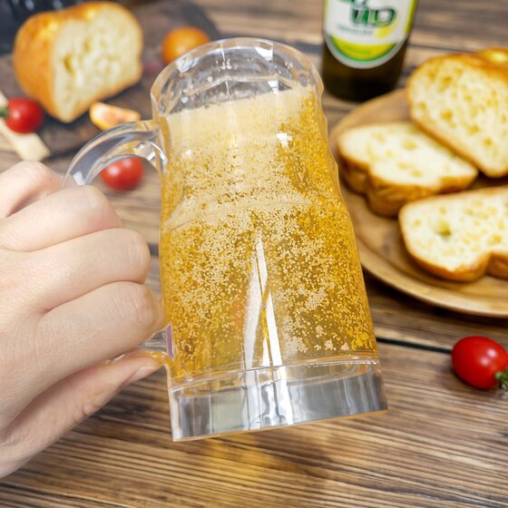 Han Xuanmiaoyi double-layer simulated ice-cold beer mug