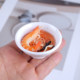 PVC simulation ramen bowl food toy DIY set