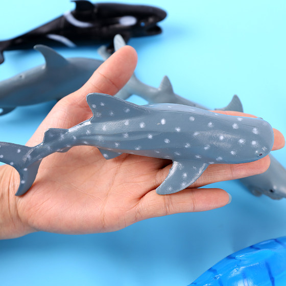 Simulation shark great white shark toy animal killer whale boy