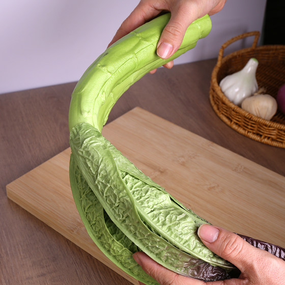 PU simulated lettuce feels soft and has exquisite craftsmanship