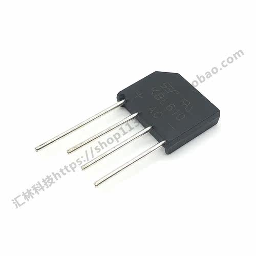 全新整流桥堆RS/KBL610/608/508/410/406/507/408单相扁桥大芯片 - 图1