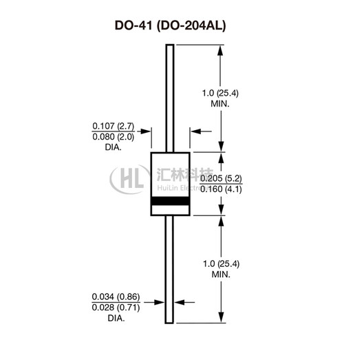 全新P4KE12A/13/15/16/18/20A/CA单向双向TVS瞬态抑制二极管DO-41 - 图0