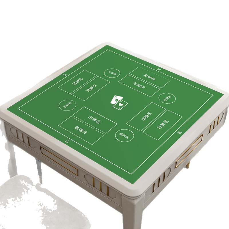 掼蛋专用桌垫扑克比赛棋牌室麻将桌布加厚隔音降噪方形打牌桌定制 - 图3