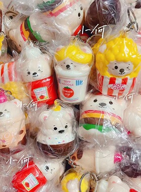 跨境专供厨房专用仿真小慢大慢模型慢回弹树脂挤压发泄玩具
