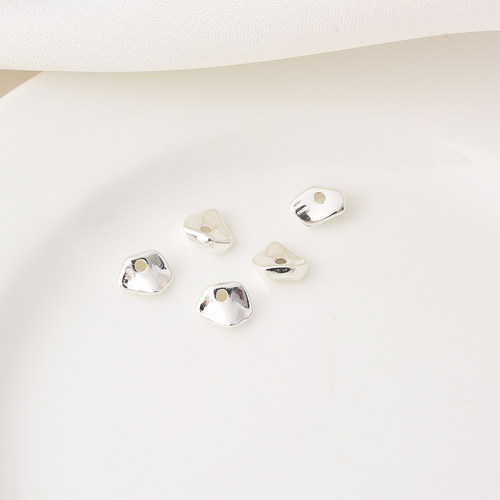 14K包金高保巴洛克异形珠手工diy手链18K不规则隔珠隔片散珠材料 - 图0