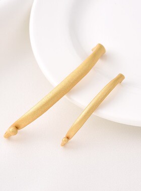 保色弓形手镯配件扁担形首饰材料