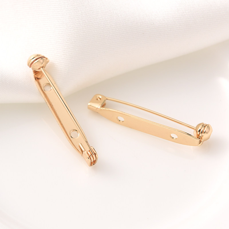 14K铜包金可旋转式安全胸针托手工diy首饰配件一字别针扣饰品材料,淘宝优惠券,粉丝福利购,淘宝优惠卷