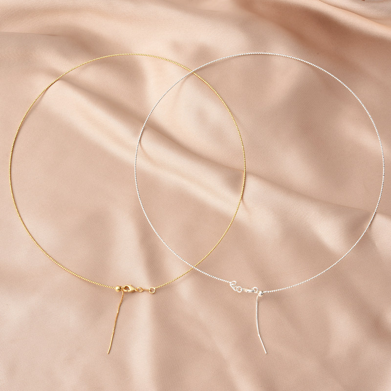 高保铜镀18K金色伸缩批花带针可串珠万能项圈手工diy银色首饰配件,淘宝优惠券,粉丝福利购,淘宝优惠卷