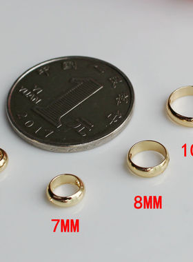 diy手工金色夹珠子