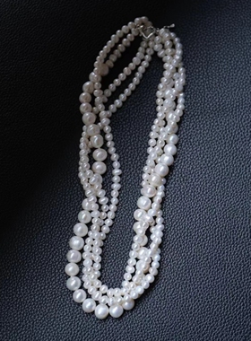 小众设计韩剧女主真同款珍珠项链