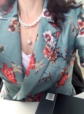 西班牙三层淑女风叠搭珍珠项链